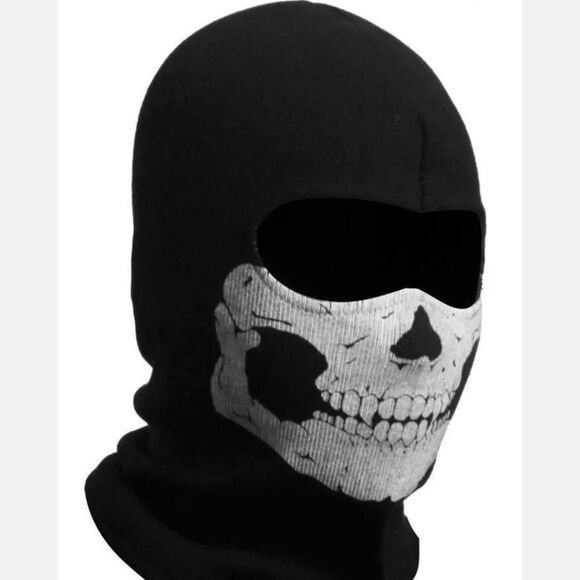 Halloween Cover Skull Full Face Balaclava Hood Ski Ghost CS Game Cosplay Mask US - Picture 3 of 6